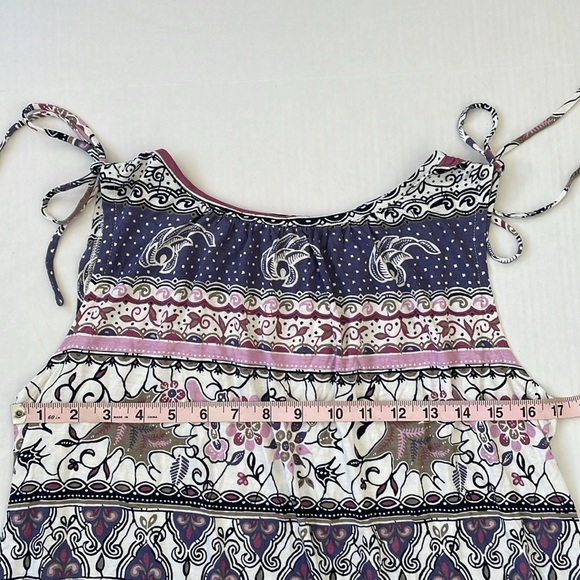 LOFT Purple and Pink Sleeveless Tank Top Medium - Picture 14 of 15